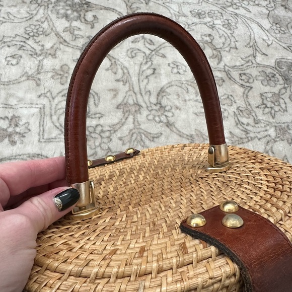 Vintage Magid Wicker Basket Bag - Picture 4 of 12